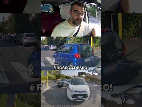 Di che COLORE è il SEMAFORO? #baddrivers #semafororosso #dashcam