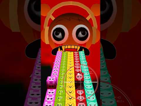 Oren Phase 2 eating Sprunki Face Box #sprunki #scaryOren #Eating #phase2 #nightmare