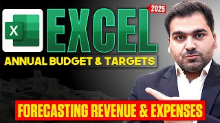 Creating Annual Budget & Targets | Forecasting Revenue & Expenses with Targets in Excel