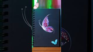 One Stroke Butterfly Painting | Step By Step | Part 10 | Shruti Shorts