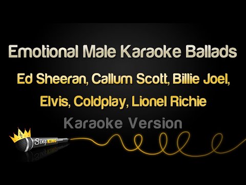 Emotional Male Karaoke Ballads | Perfect, Fix You, Vienna, Can’t Help Falling in Love & More