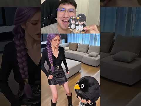 KID CHECK REACT TO The New Genie #rumi #gugugaga#jinu #funny #cute