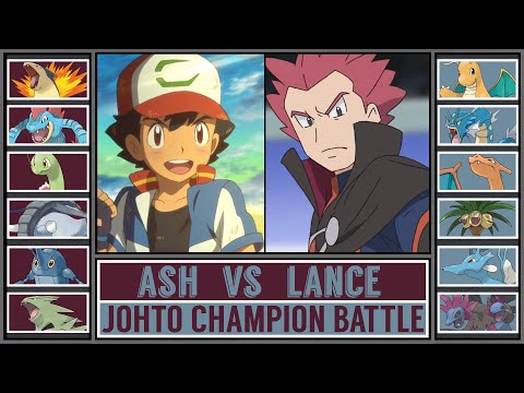 JOHTO CHAMP ASH vs JOHTO CHAMP LANCE