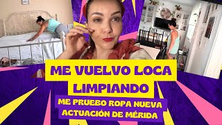 Me vuelvo loca limpiando, me pruebo ropa nueva.