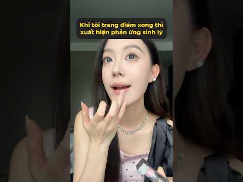 Cái gì cũng động được, chỉ không động vào lớp trang điểm của tôi!  #xinhhetnac #shorts