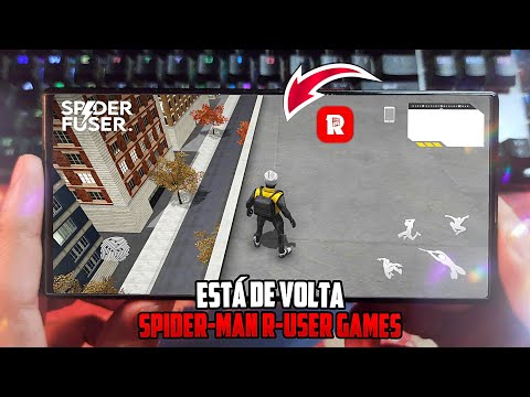 ELE ESTÁ DE VOLTA! SPIDER-MAN R-USER GAMES para CELULAR ▶ Novo Jogo do Homem-Aranha para Android