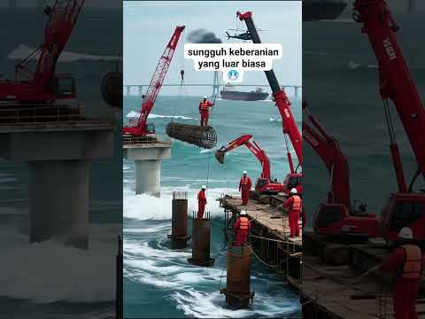 Ditengah gelombang laut dan panas trik matahari, mereka tetap bekerja #shorts