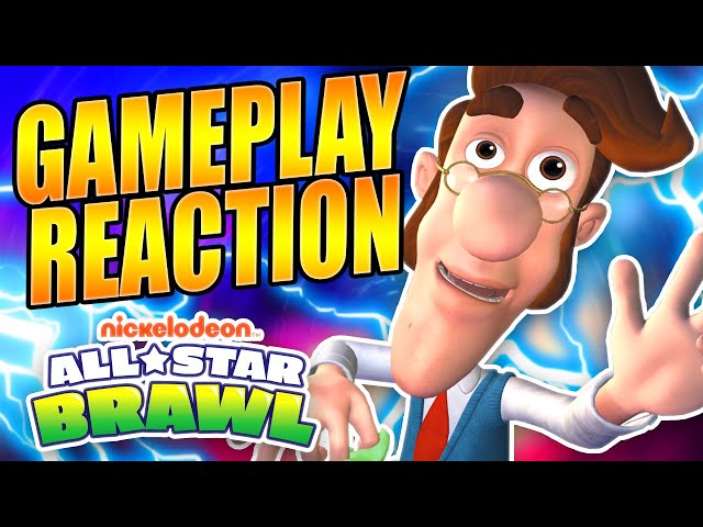 Nickelodeon All Star Brawl - Hugh Neutron Has Released Gameplay (Reaction)