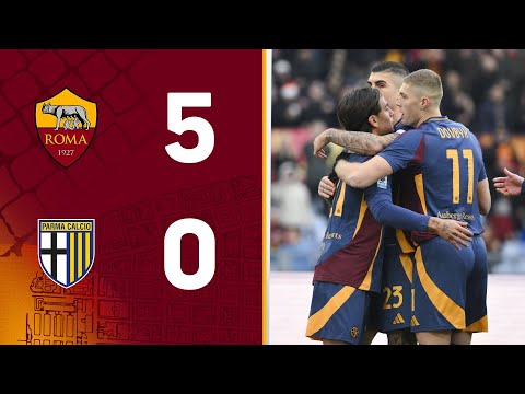 ROMA 5-0 PARMA | SERIE A HIGHLIGHTS 2024-25