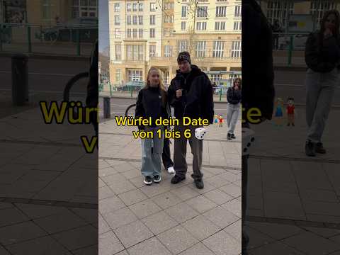 Würfel dein Date ?????? Er nimmt die 10€ ? #straßenumfrage #würfel #shorts