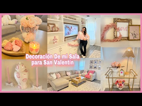 DECORACIÓN DE MI SALA Tv 🎀 San Valentín 2025