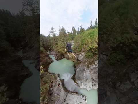 Follow me on a 34m jump #cliffjumping #sendit #flying