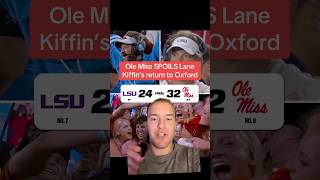 Trinidad Chambliss and Ole Miss take down LSU! #collegefootball #olemissfootball #lsufootball #fyp