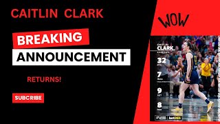 CAITLIN CLARK RETURNS FOR NY LIBERTY