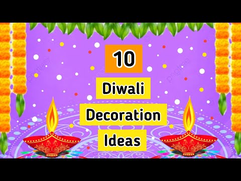 DIY 10 Diwali Decoration Ideas/Diwali Decoration At Home/Easy Diwali Decor Ideas #diwali #decoration