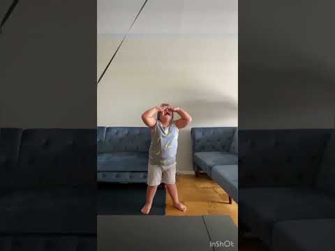 Blindfolded water bottle challenge