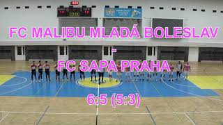 FC MALIBU MLADÁ BOLESLAV - FC SAPA PRAHA 6:5 (5:3)