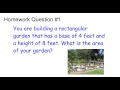 Area and Perimeter of Shapes