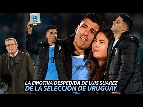 La EMOTIVA DESPEDIDA de LUIS SUAREZ de la SELECCIÓN de URUGUAY #uruguay #suarez