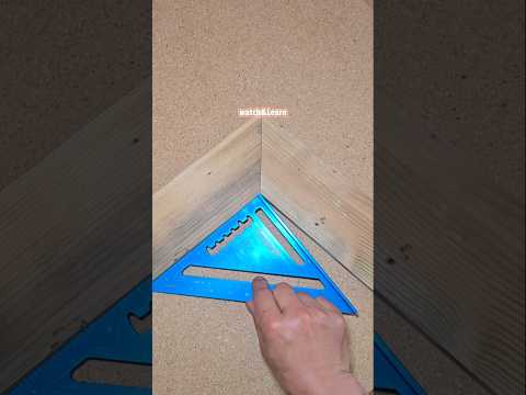 Quick way to get the perfect layout | Woodworking idea #short #shortvideo #tips #diy #how #howto