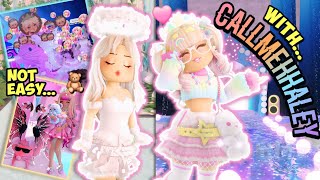 Playing DRESS TO IMPRESS in ROYALE HIGH with @callmehhaley