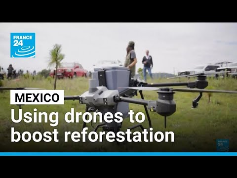 YouTube video thumbnail: Mexico Uses Drones to Boost Reforestation