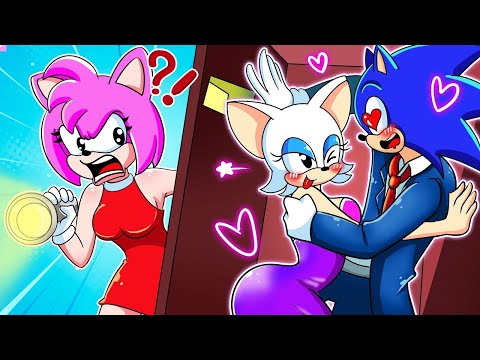 Sonic vs Bat Love Box!! - Love Story - Sonic The Hedgehog 3 Animation