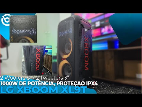 LG XBOOM XL9 | Caixa de Som c/ 1000W, Iluminação RGB e Controle por App! Review