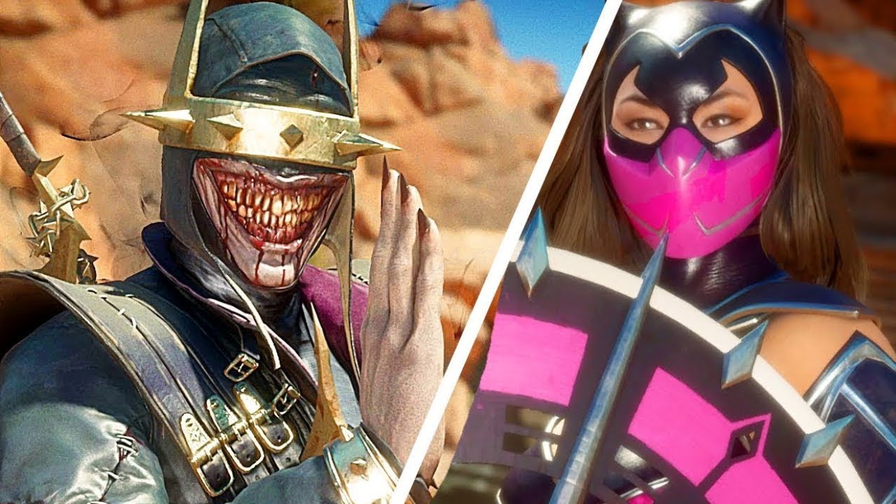 Mortal Kombat 11 Catwoman Skin Vs Batman Who Laughs Skin Gameplay Very Hard Difficulty MK11