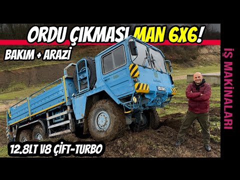 MAN 6X6 Askeri Kamyon ile Önce Bakım Sonra Arazi Sürüşü Yaptık!