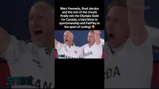 Cheaters from Canada win Olympic Gold in Curling, 'Undeserved'