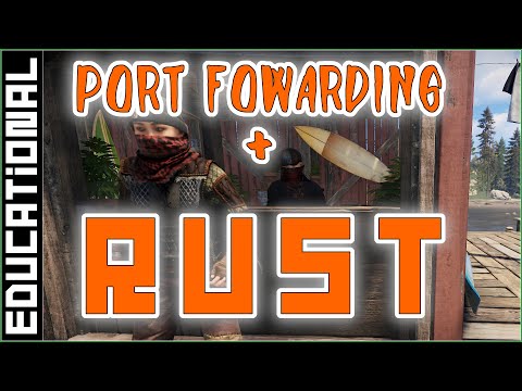 how to portforward a rust server