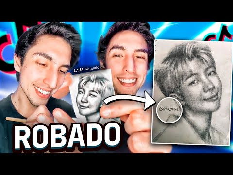 El TIKTOKER que se HIZO FAMOSO ROBANDO DIBUJOS (Copia del IMPRESORA)