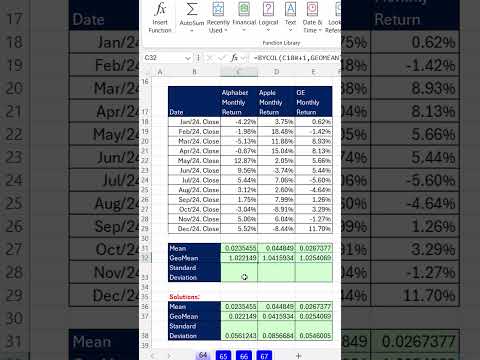 Spill Aggregate Totals with BYCOL Function (GEOMEAN too), Across Bottom of Table! #Short 64