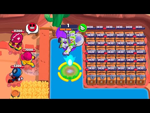 100% LUCKY HYPERCHARGE vs UNLUCKY NOOB!! Brawl Stars Funny Moments & Glitches & Fails 1360