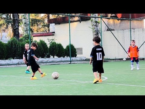 Wonderkid  Twins Amazing Football Match ! 🔝🤩 #twins #5yrold #talented #kidsfootball