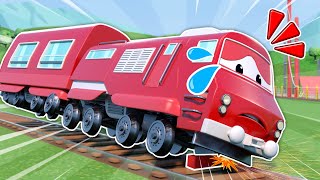 Hilfe! ZUG braucht neuen Wagon | Notfallfahrzeuge für Kinder | Auto Reparatur