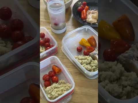 【ダイエット】モデルの作り置きランチ