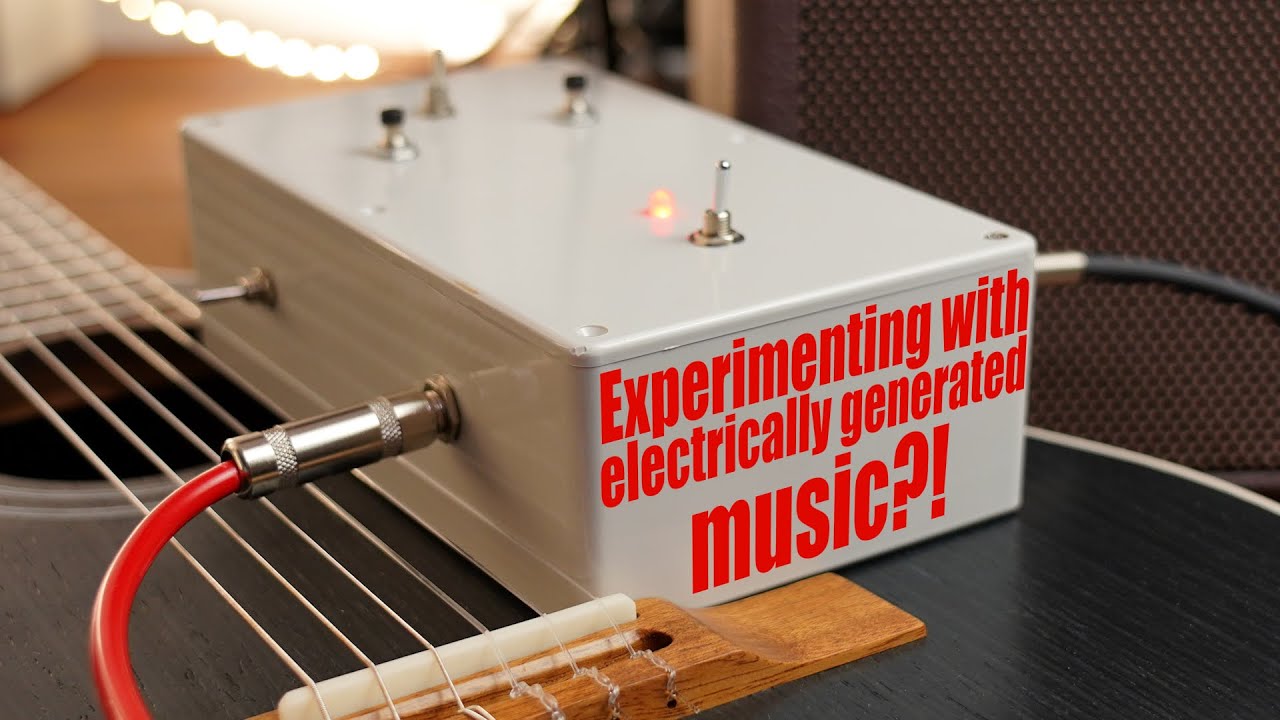 Experimenting with electrically generated music! DIY Guitar Effects board!