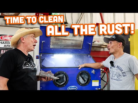 Thanks Eastwood for the new B60 Abrasive Media Blast Cabinet!
