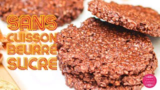 Cookies sans beurre, sans sucre, sans cuisson, mais incroyablement délicieux ! 🍫😍