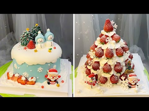 100+ Beautiful Cake Decorating Ideas For Christmas | Amazing Cake Decorating Tutorials For Holiday