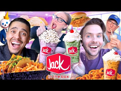 Tasting EVERYTHING on JACK IN THE BOX’S Menu!!!