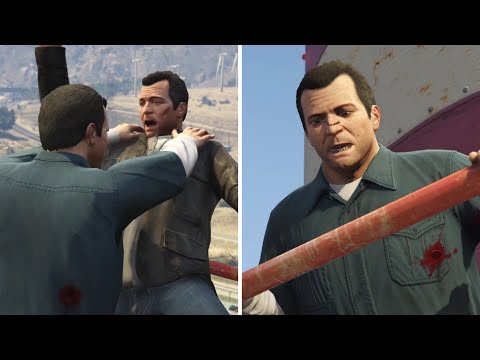 GTA 5 Michael Kills Himself in the final mission