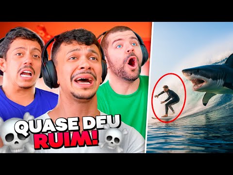 PESSOAS SORTUDAS que ESCAPARAM DA M0RTE!!! ⚠️😱 (ft. Renato Albani & Victor Sarro)