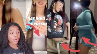 Cardi B's SHOWS off BABY BUMP... wow | Reaction