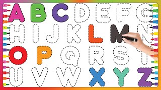 ABC for Kids | Alphabet writing for kids | A to Z | Write the alphabet along the dotted line #abcd