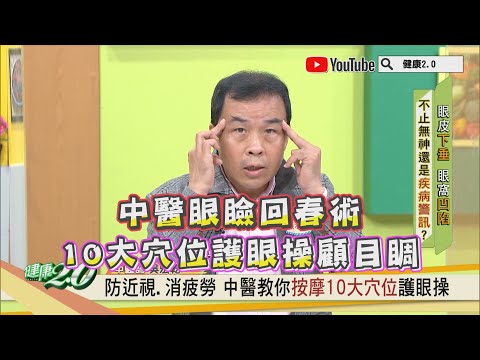 中醫眼瞼回春術 10大穴位護眼操 消除疲勞 顧目睭 健康2.0 精華