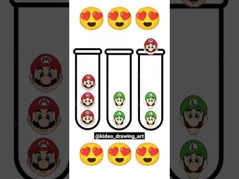 Mario and Luigi puzzle 🧩 Diy ideas for beginners #shorts
