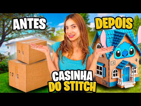 FIZEMOS UMA CASINHA DO STITCH DE PAPELÃO